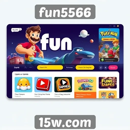 Experiência do usuário no site de jogos fun5566