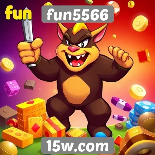 Variedade de jogos disponíveis no fun5566